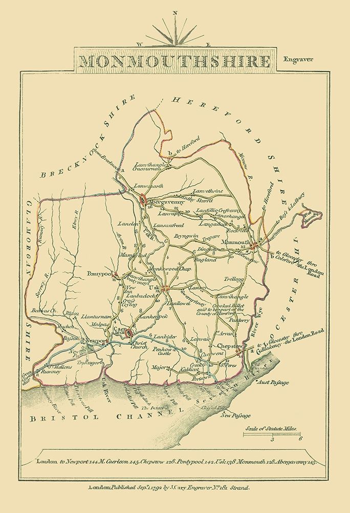 Monmouthshire County Wales Great Britain