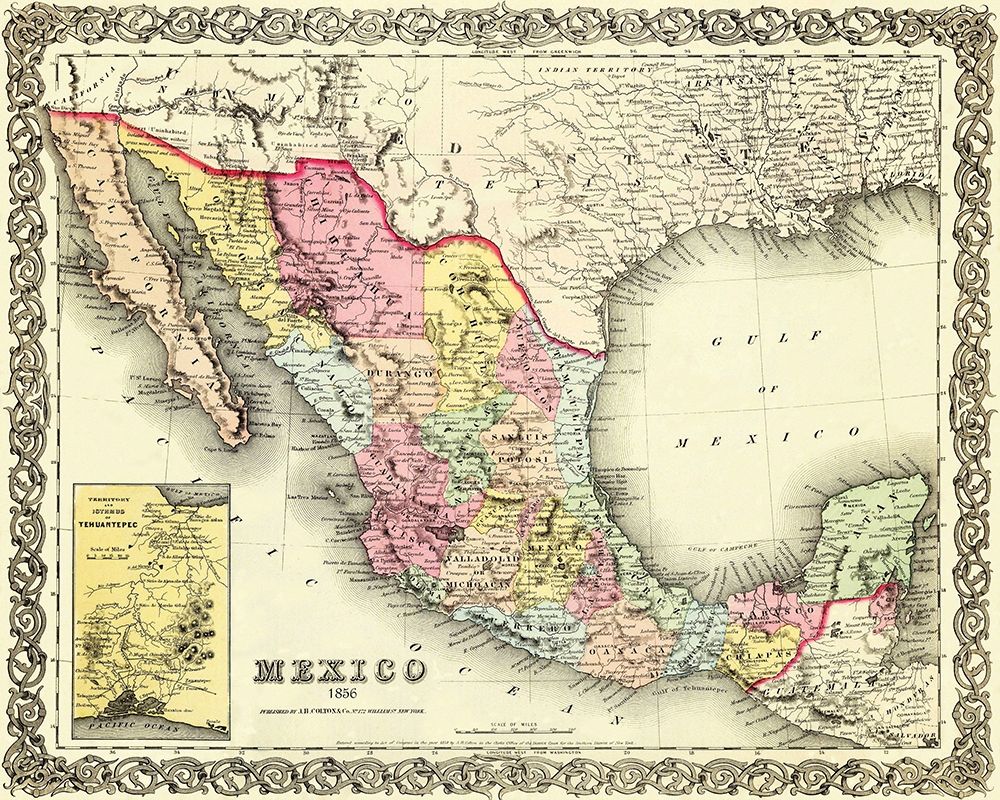 Mexico - Colton 1856