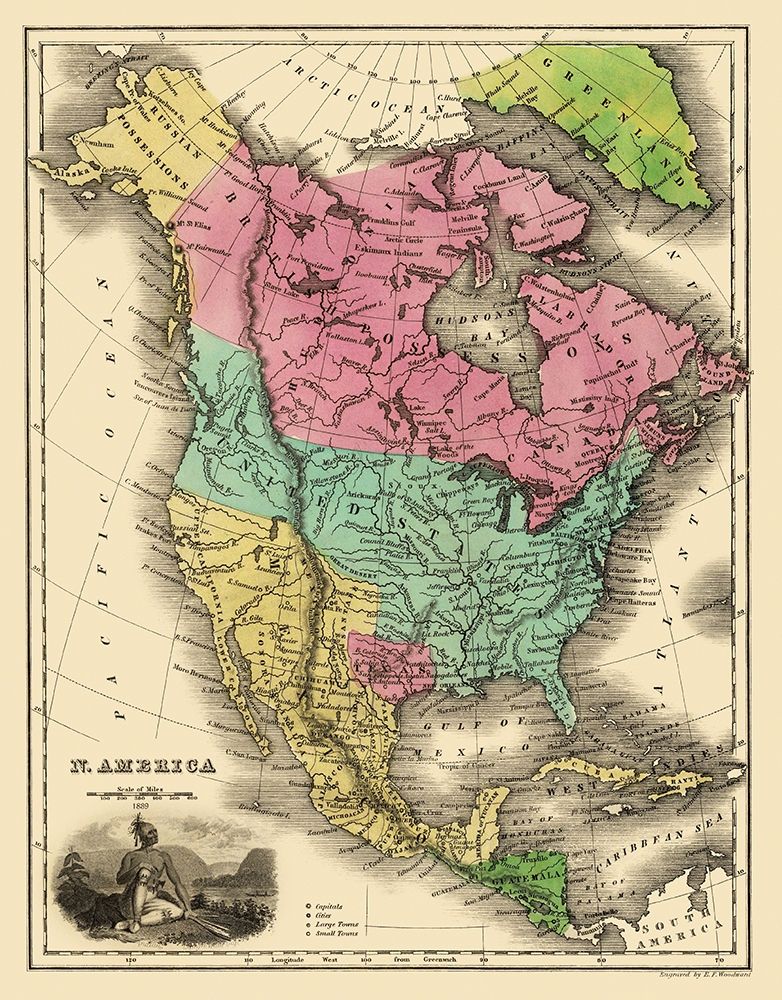 North America - Smiley 1842