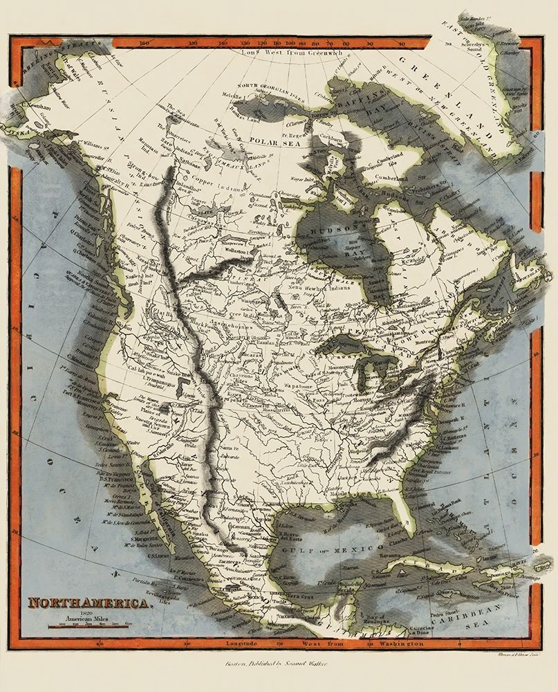 North America - Walker 1820