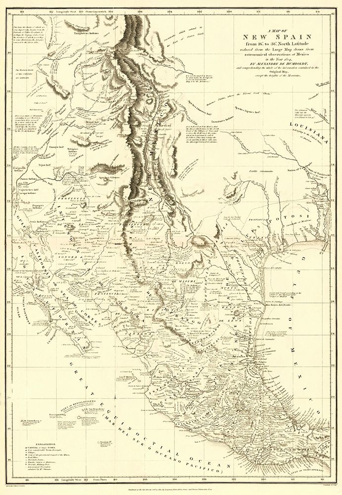 Caribbean New Spain Mexico with Indian Tribe