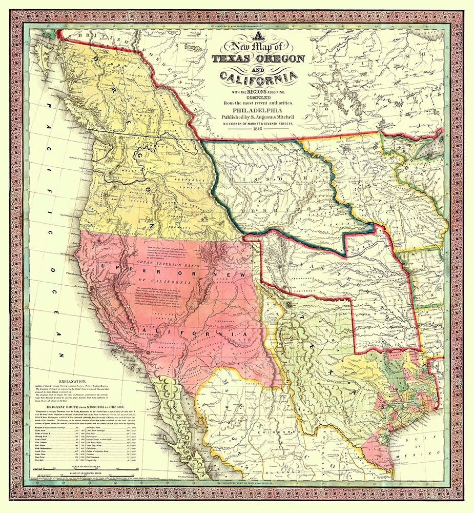 Texas Oregon California United States