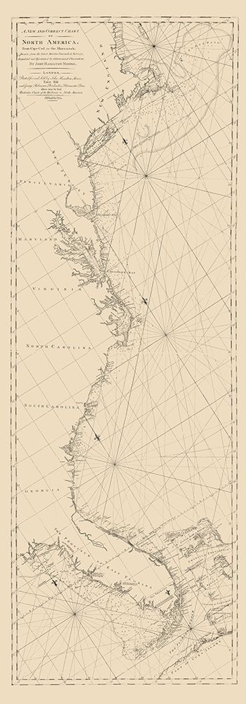 Cape Cod To Havannah - Moore 1784