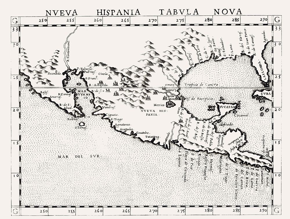 North America New Hispania Mexico United States