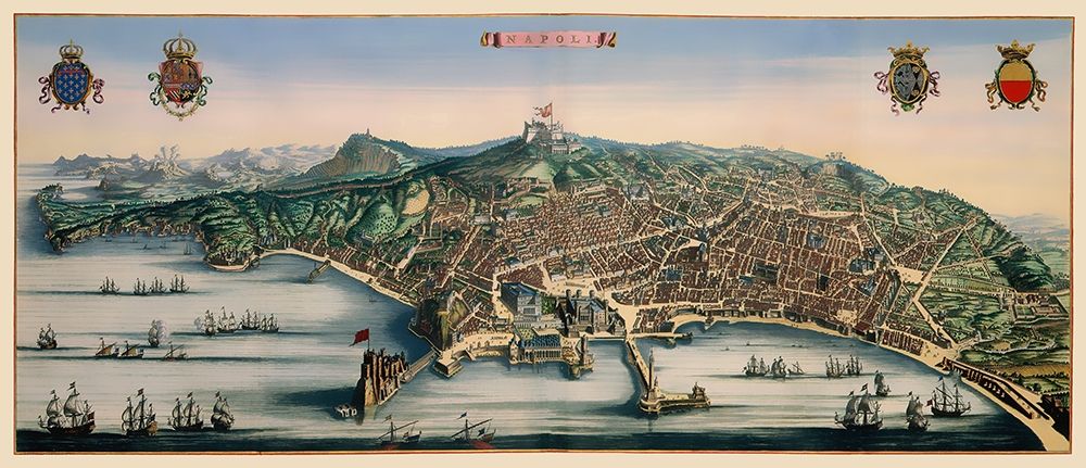 Naples Italy - Mortier 1704