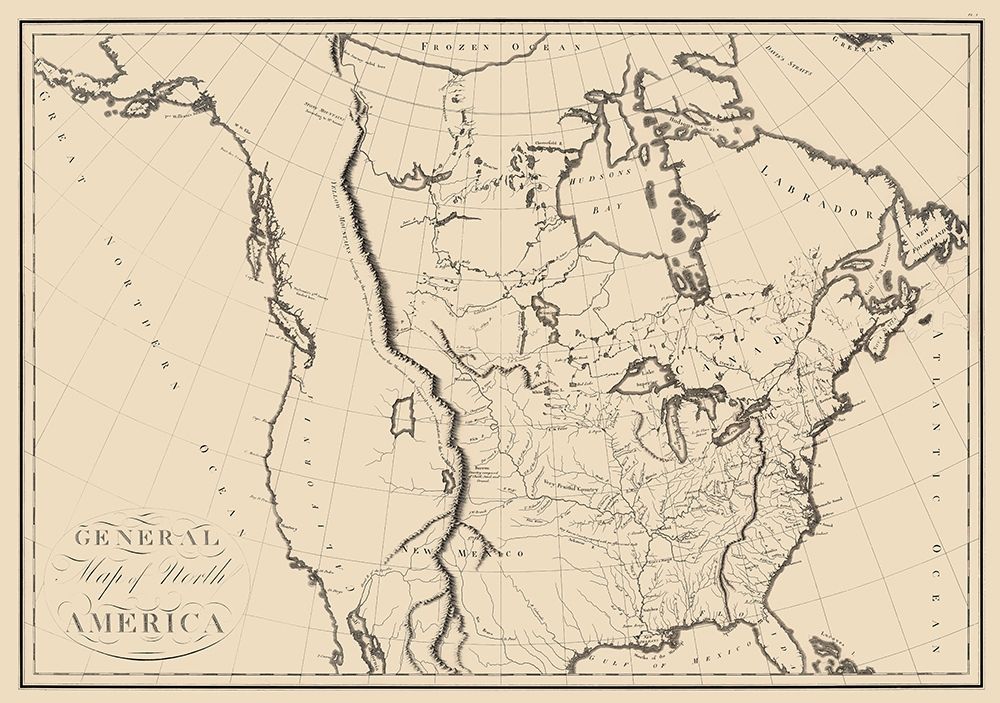 North America - Collot 1796