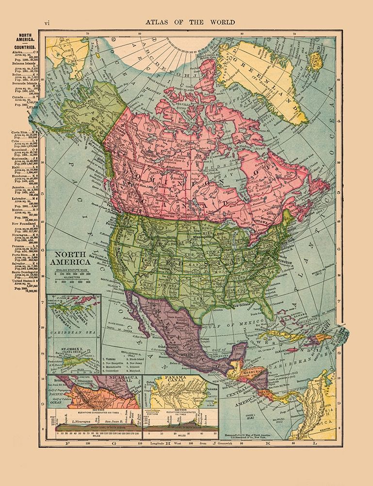 North America United States Mexico Canada