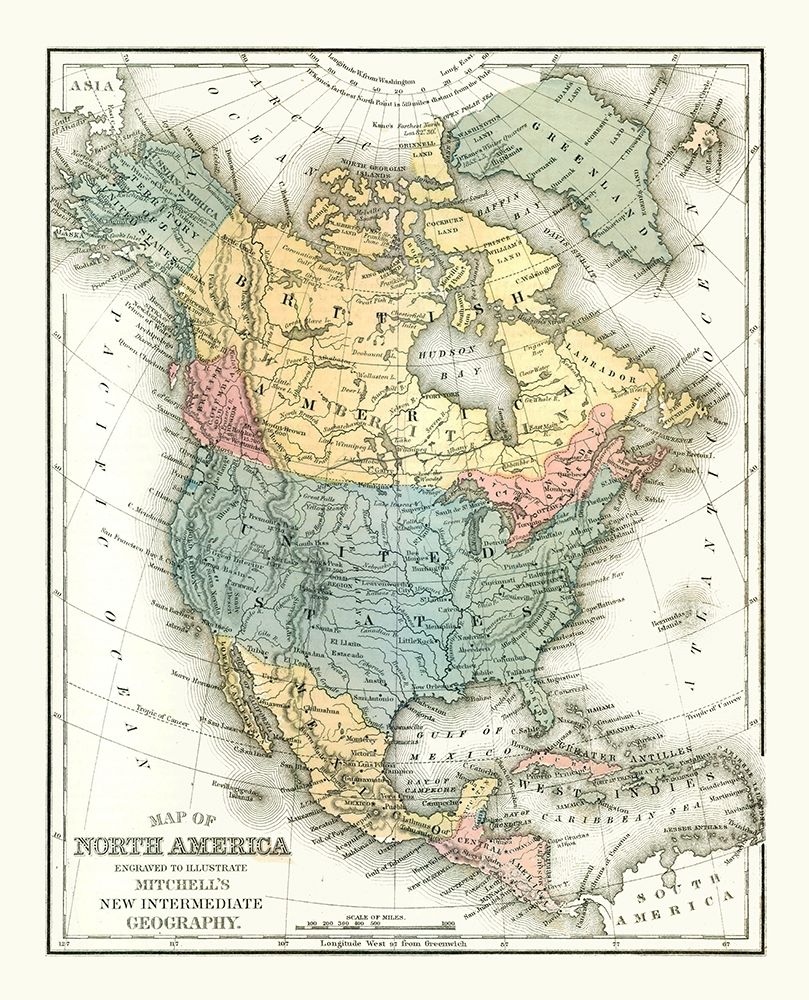 North America United States Mexico Canada