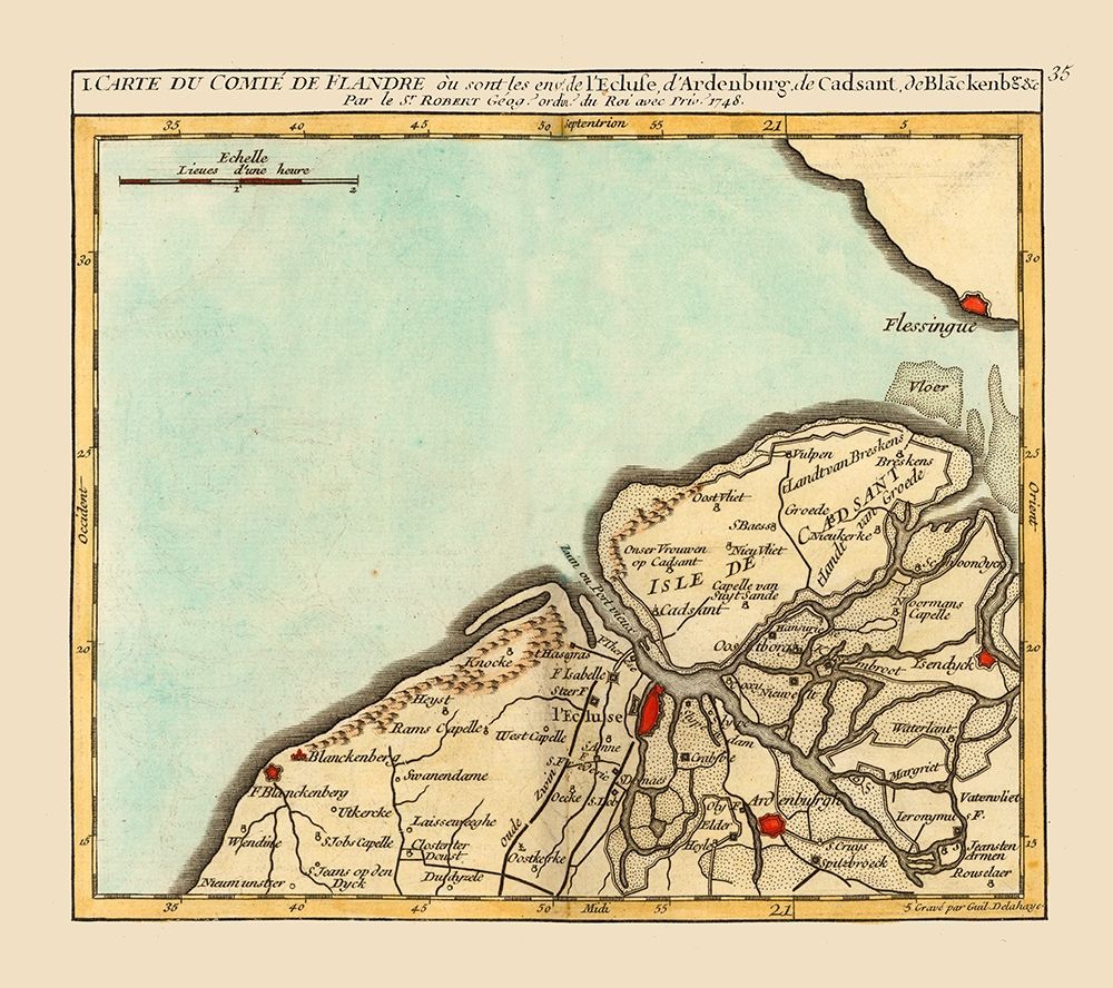 Sluis Environs Netherlands - Robert 1748