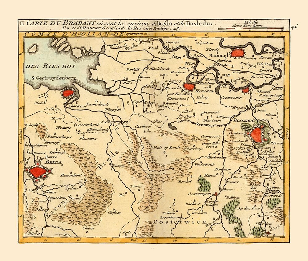 Breda Environs Netherlands - Robert 1748