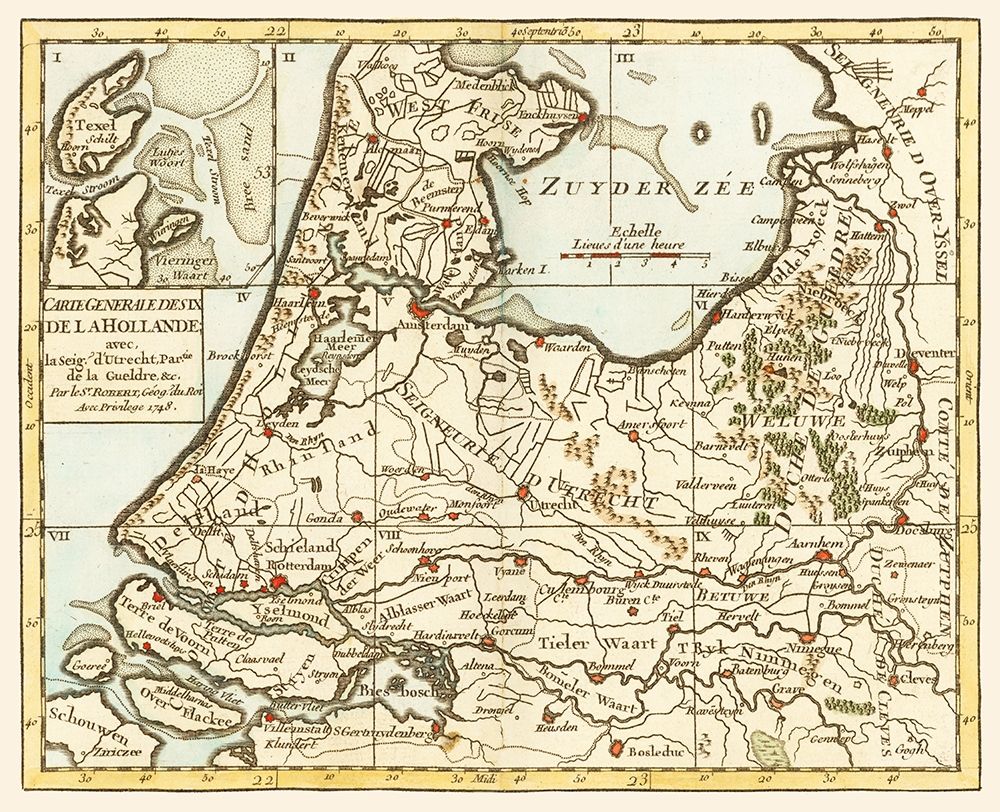 North Holland Netherlands - Robert 1748