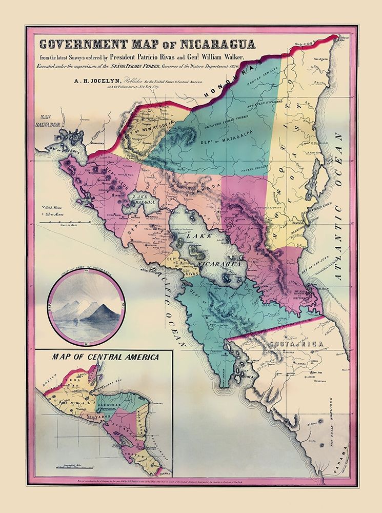 Central America Nicaragua - Jocelyn 1856