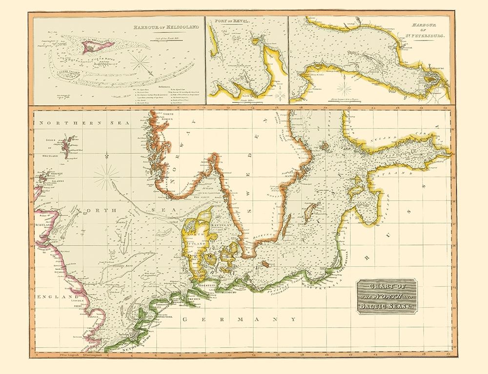 Scandinavia North Baltic Seas Nautical
