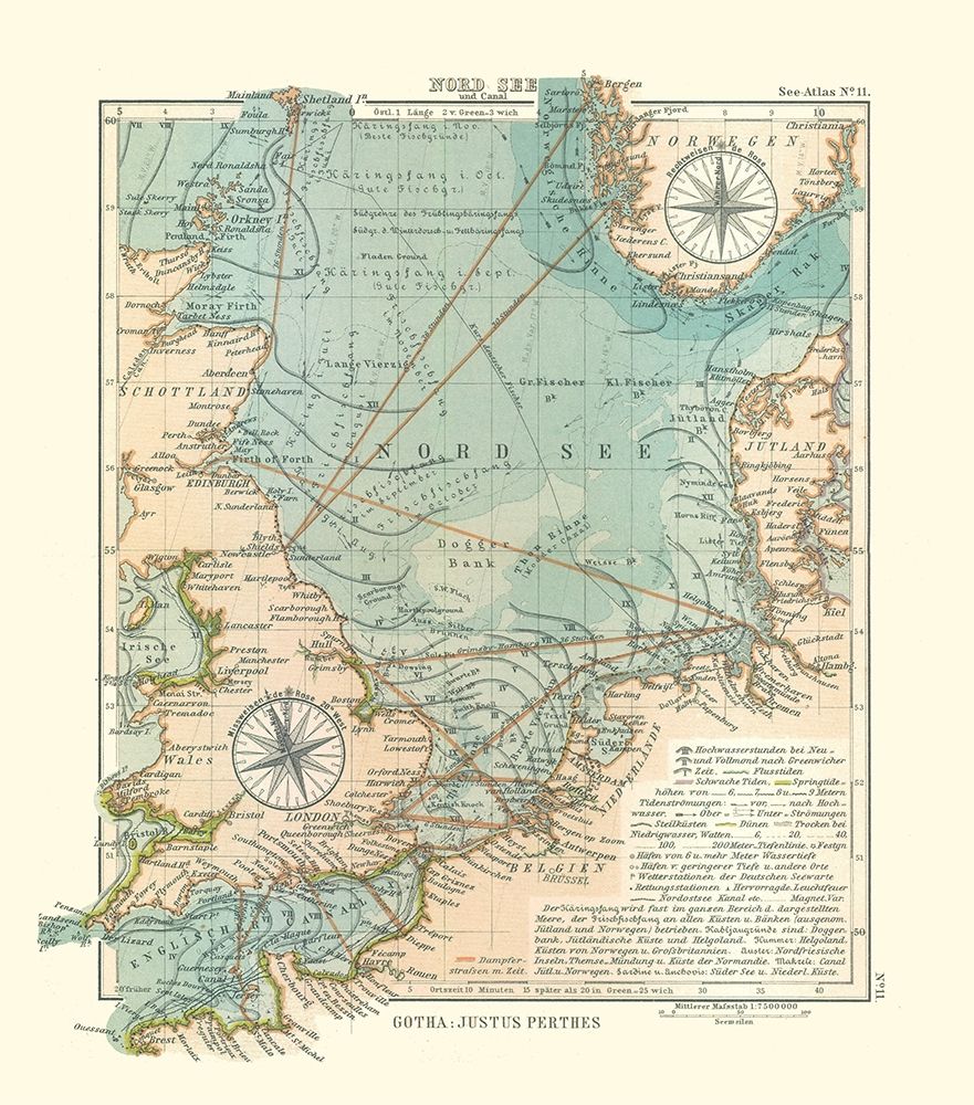 Europe North Sea - Perthes 1914