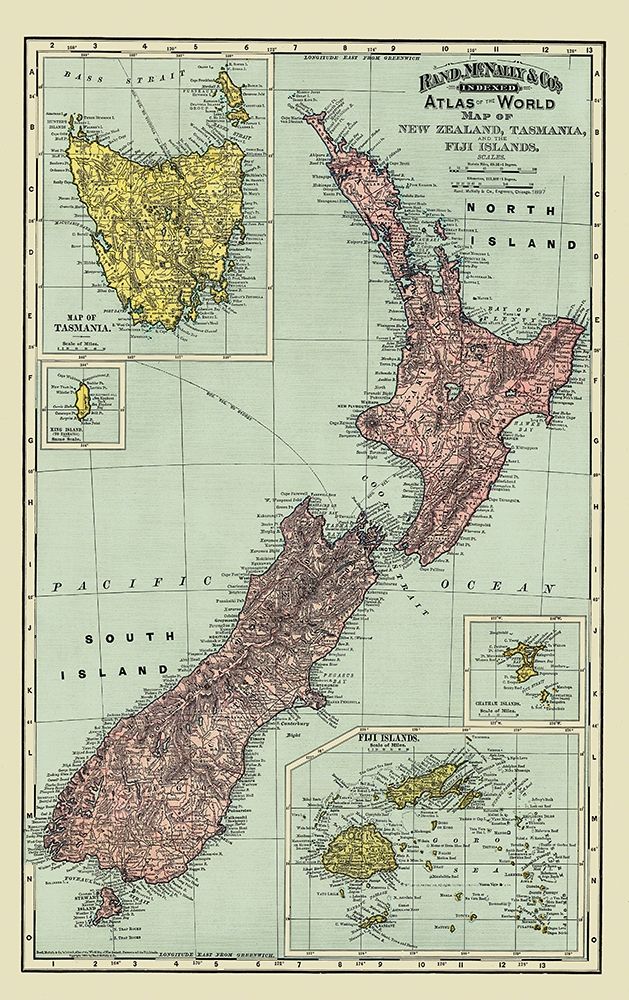 Tasmania Fiji Oceania New Zealand Australia