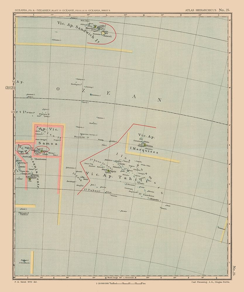 Oceania Samoa Tahiti - Streit 1913