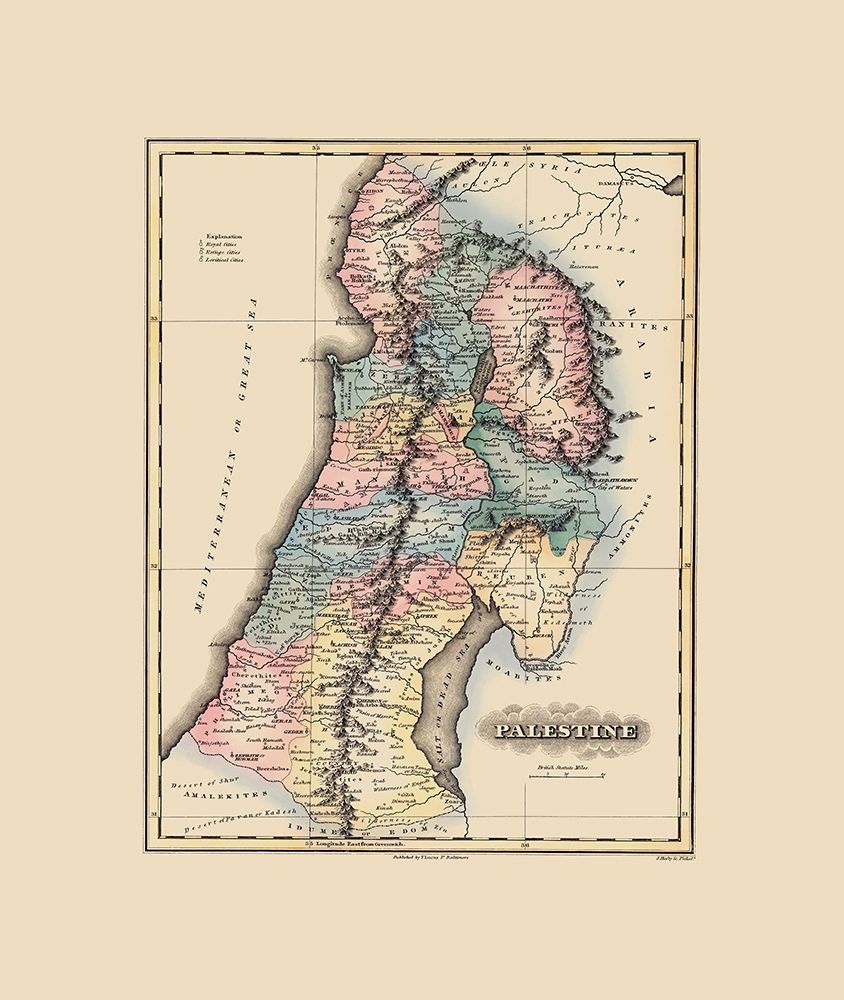 Palestine Israel - Lucas 1823