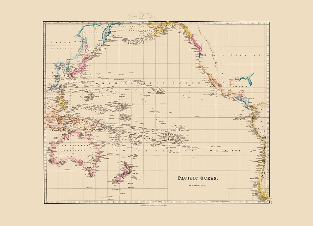 Pacific Ocean - Arrowsmith 1844