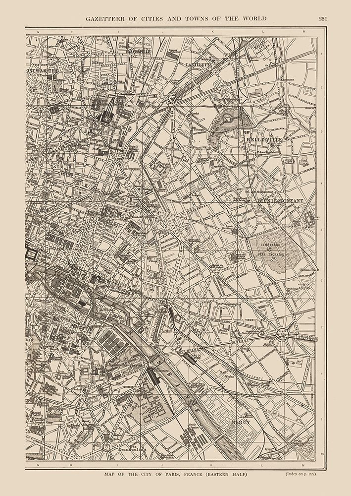 Eastern Paris France Europe - Reynold 1921