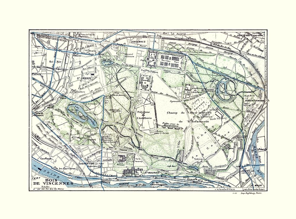 Europe Bois de Vincennes Paris France - Colton