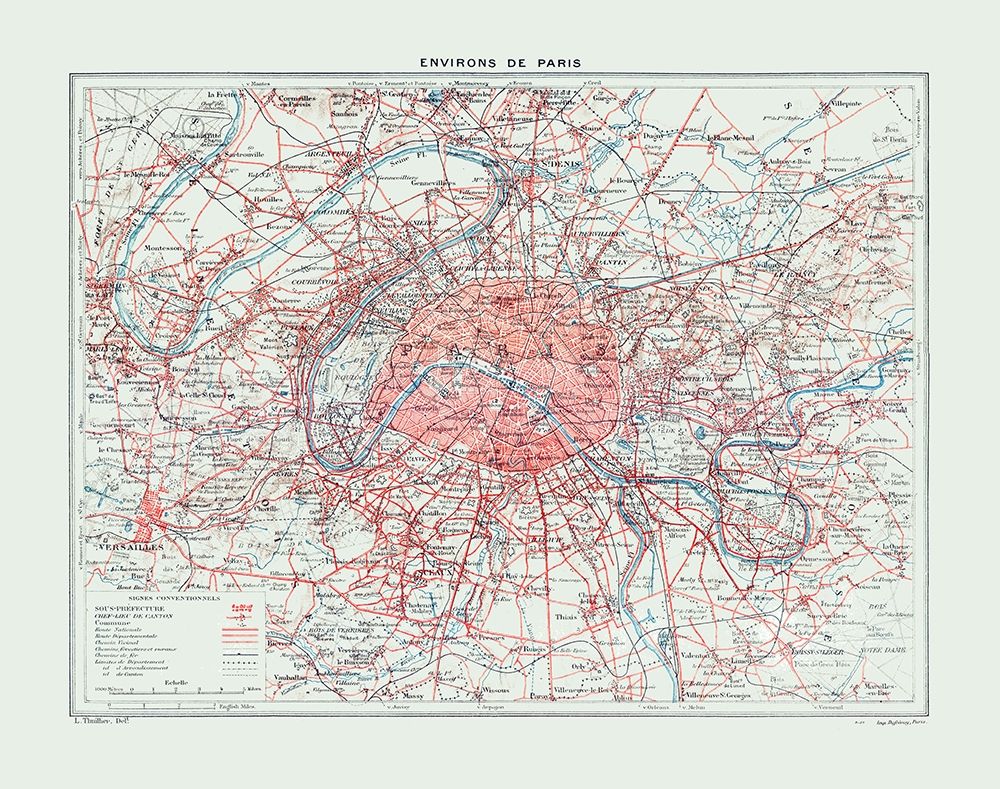 Europe Paris France - Colton 1921