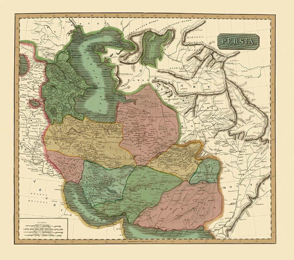 Middle East Persia - Thomson 1817