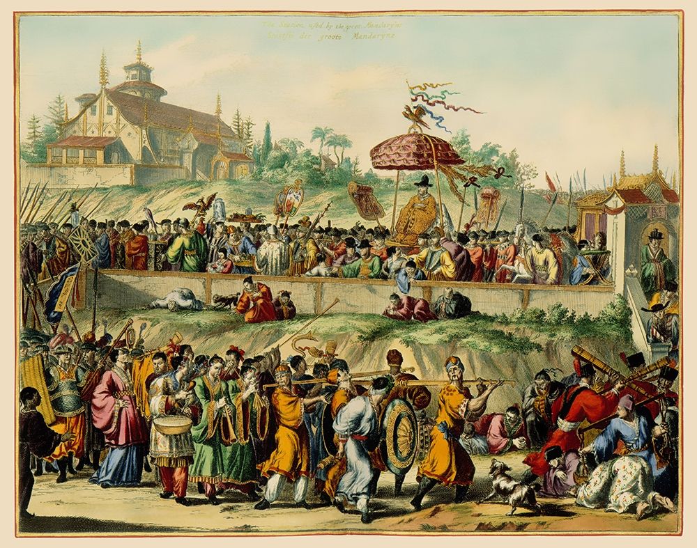 Station Picture Peking China - Nieuhoff 1655