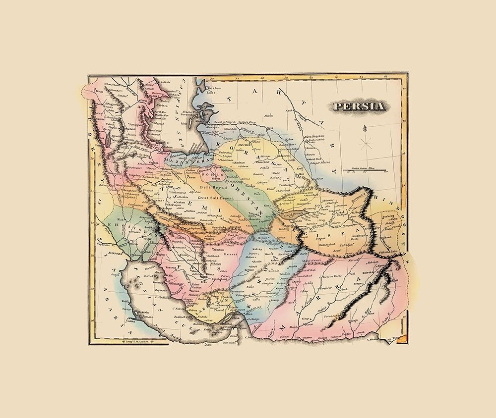 Middle East Persia - Lucas 1823