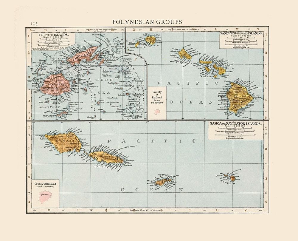 Polynesian Islands Oceania