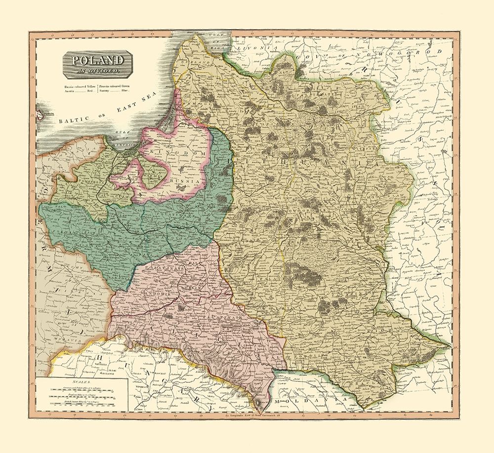 Eastern Europe Poland - Thomson 1817