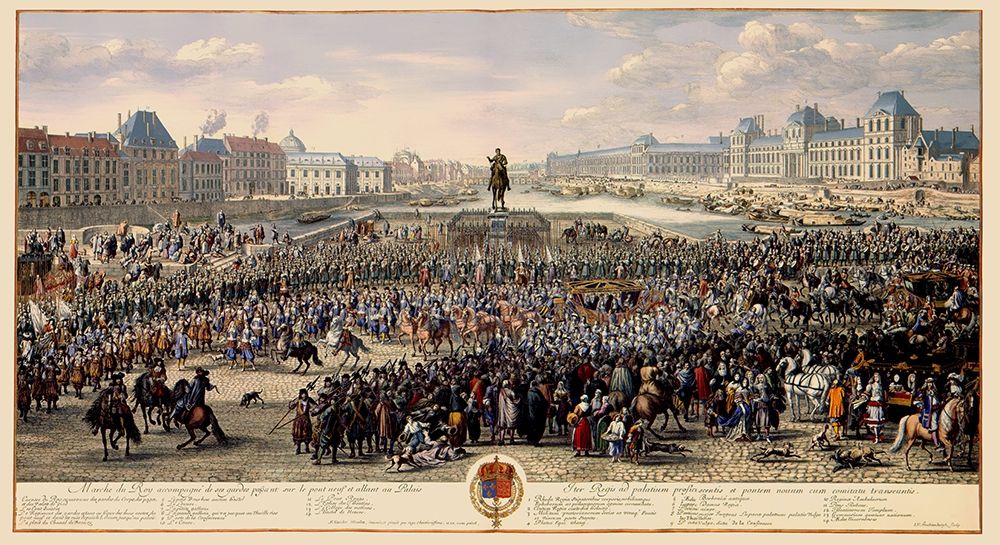 Pont Neuf Paris Picture France - Huchtenburg 1690