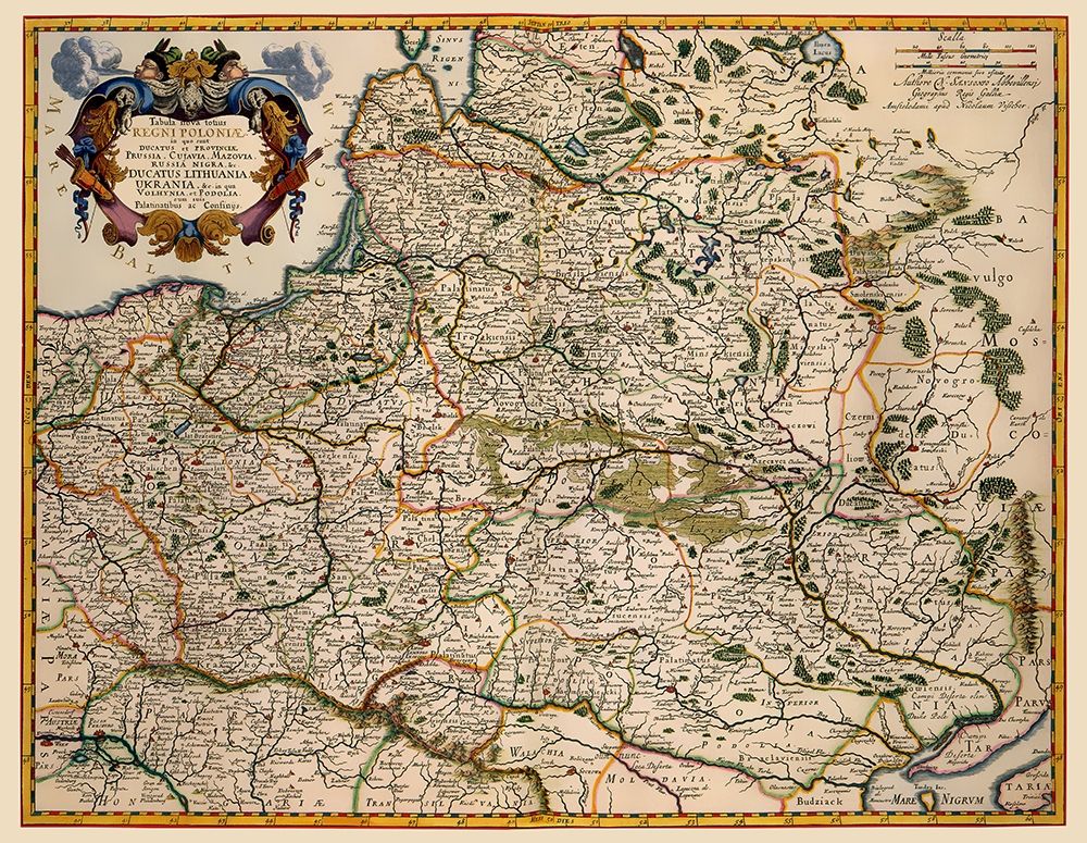 Eastern Europe Poland - Visscher 1680