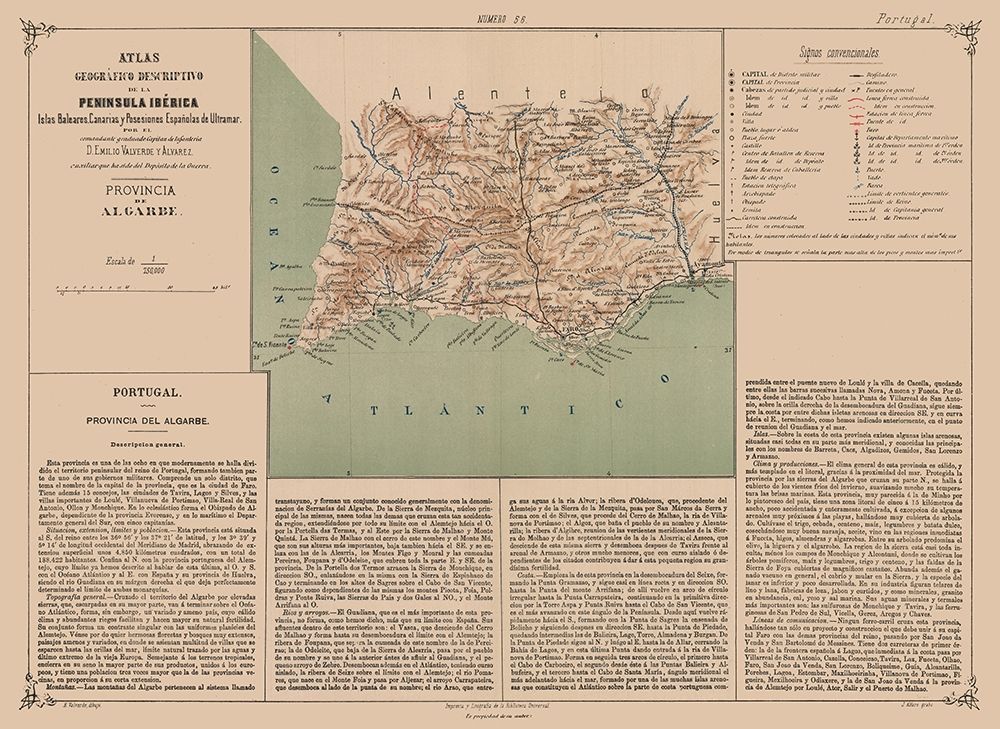Europe Algarve Province Portugal - Valverde 1880