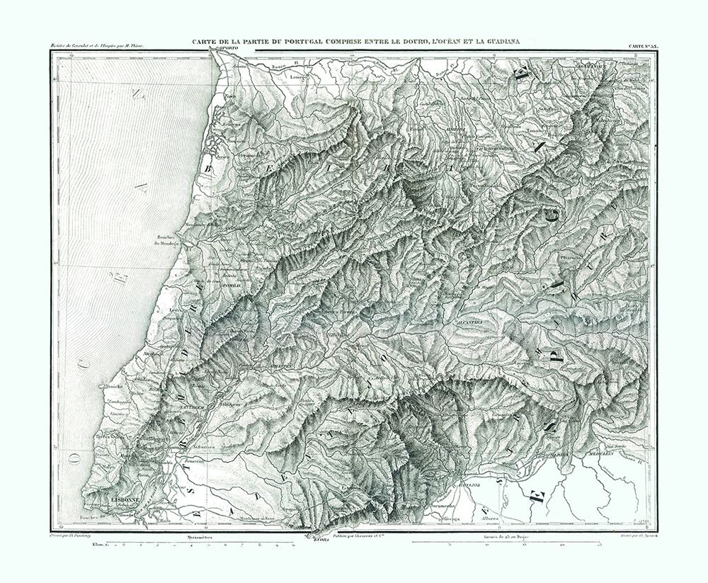 Europe Portugal - Thiers 1866