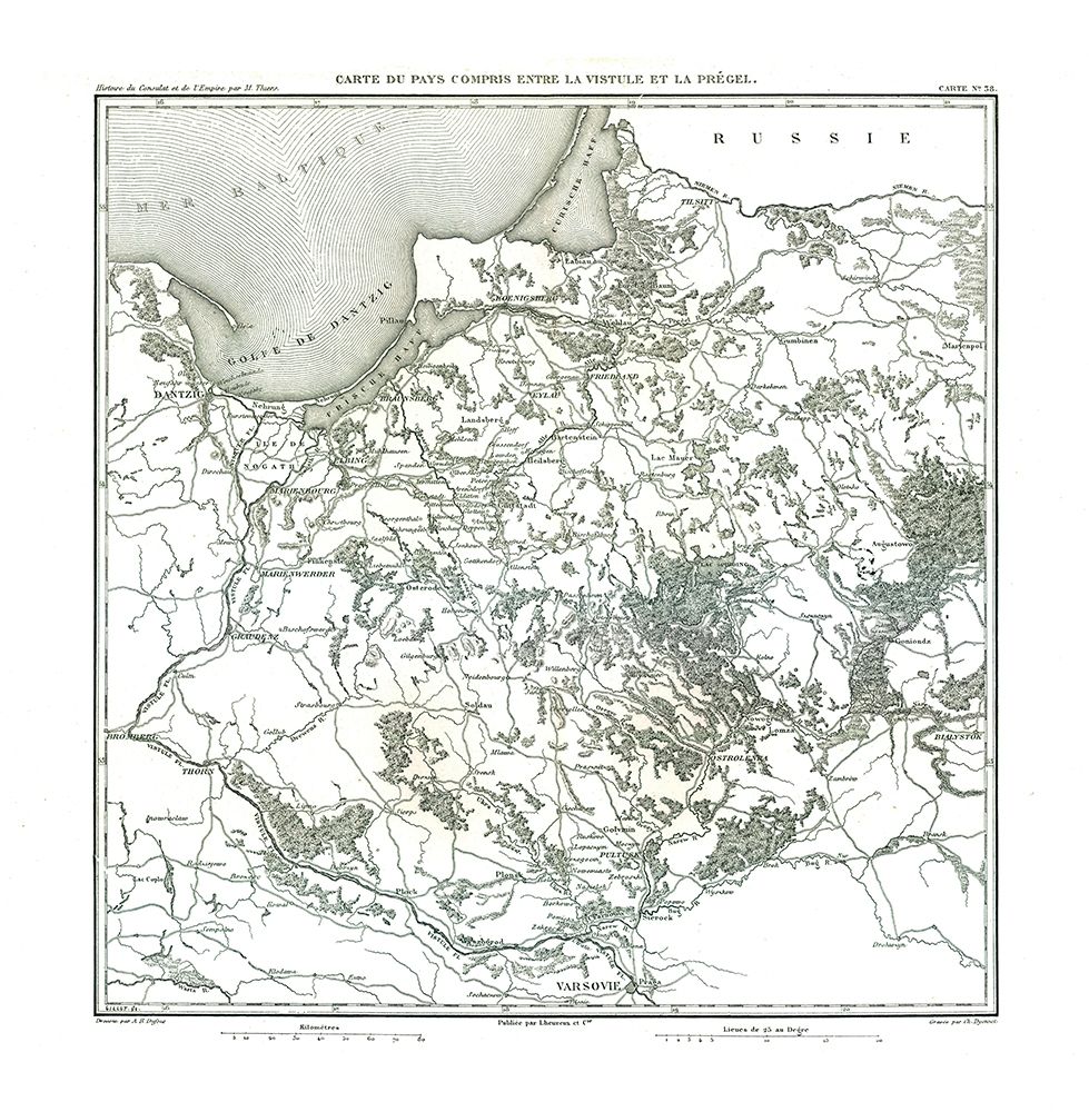 Europe Poland - Thiers 1866