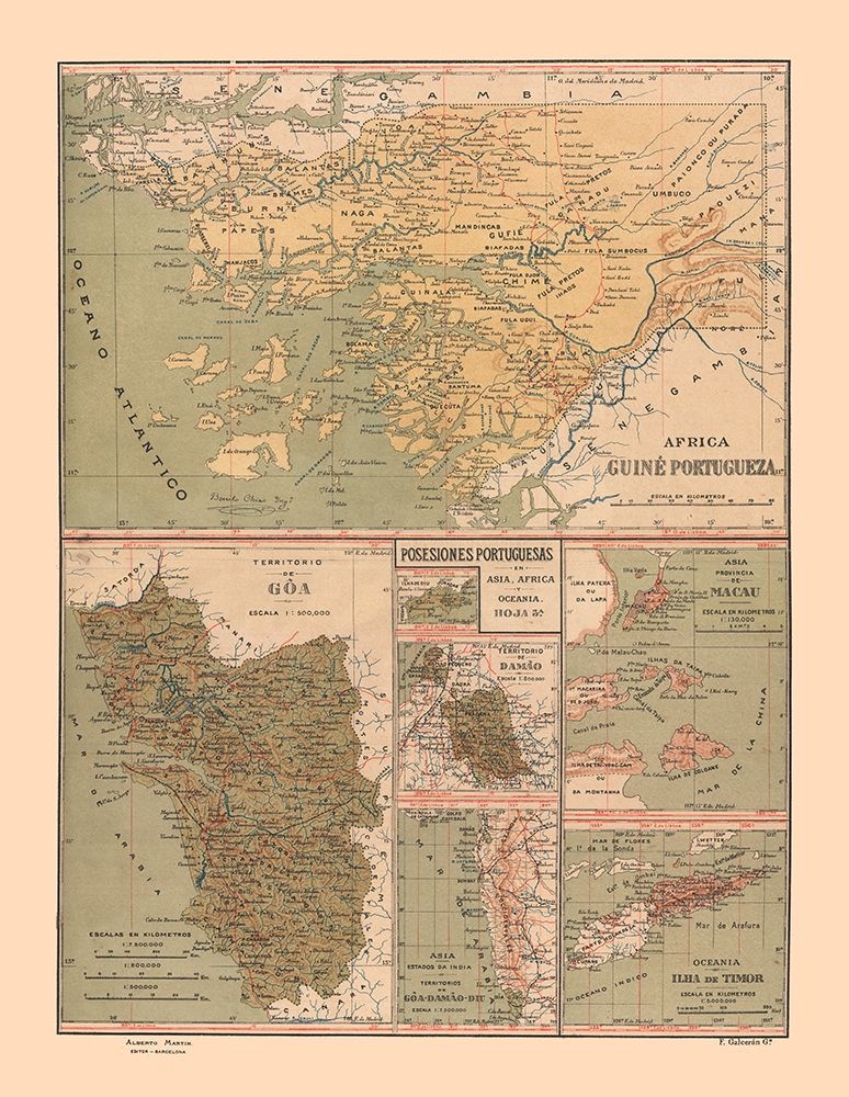 Portuguese Possessions Guinea - Martine 1904