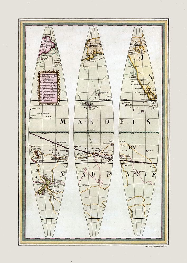 Pacific Ocean - Cassini 1790