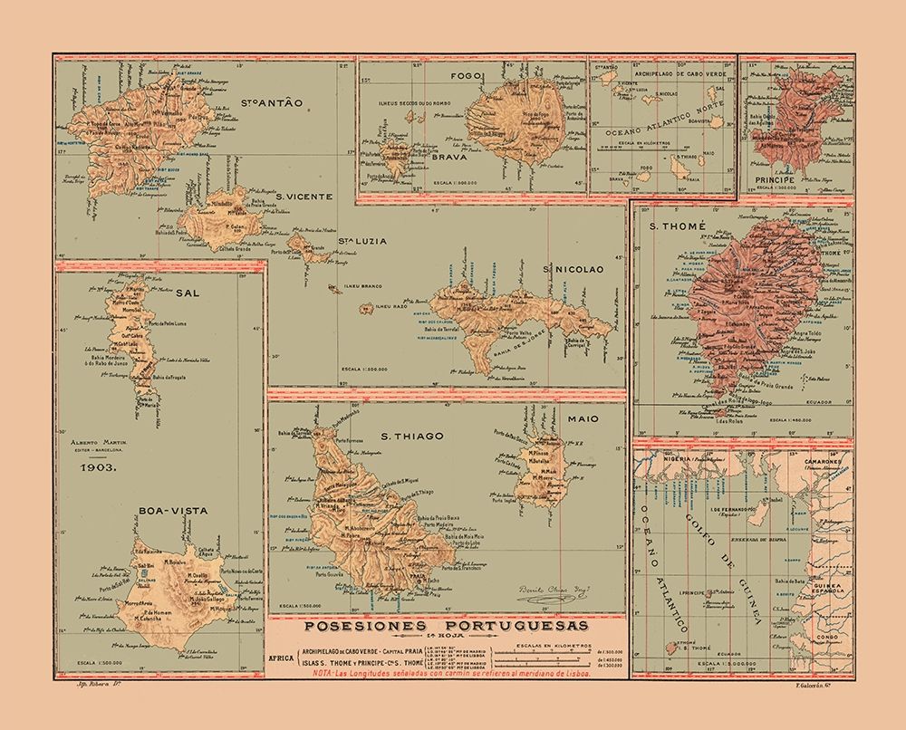 Portuguese Possessions 1903 - Martine 1904