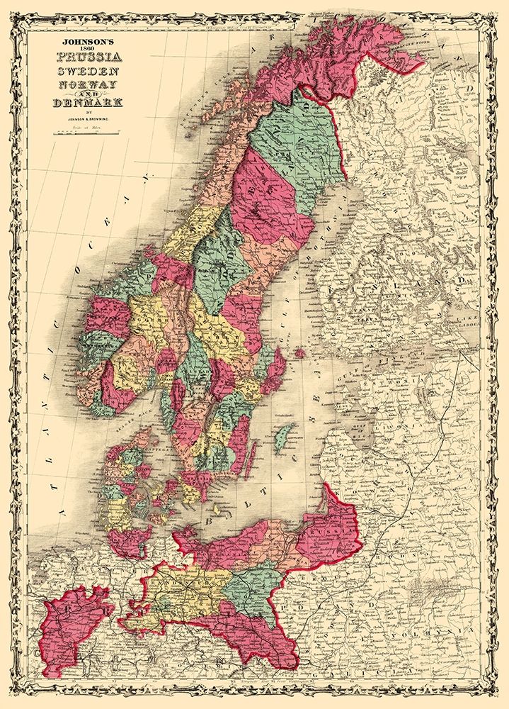 Scandinavia Prussia Sweden Norway Denmark