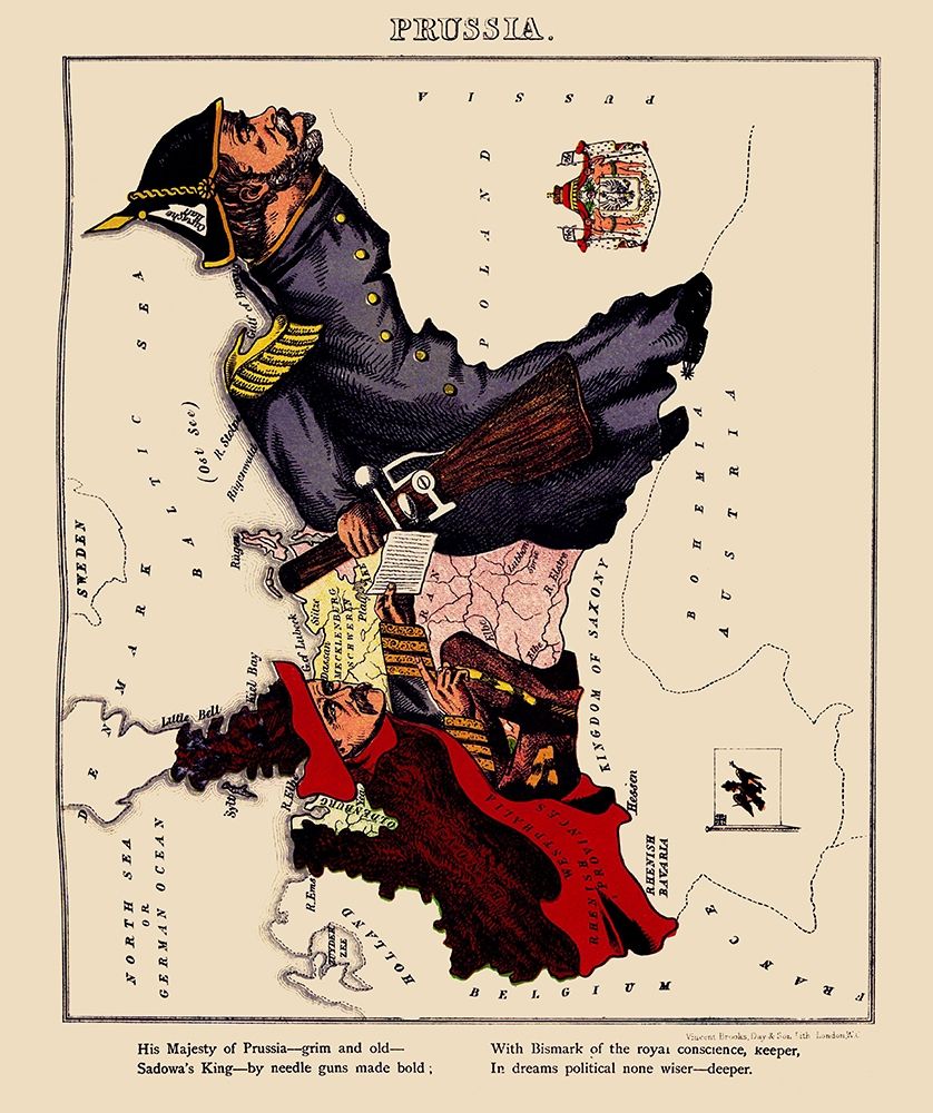 Prussia Germany - Lancaster 1869