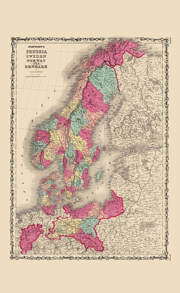 Scandinavia Prussia Sweden Norway Denmark