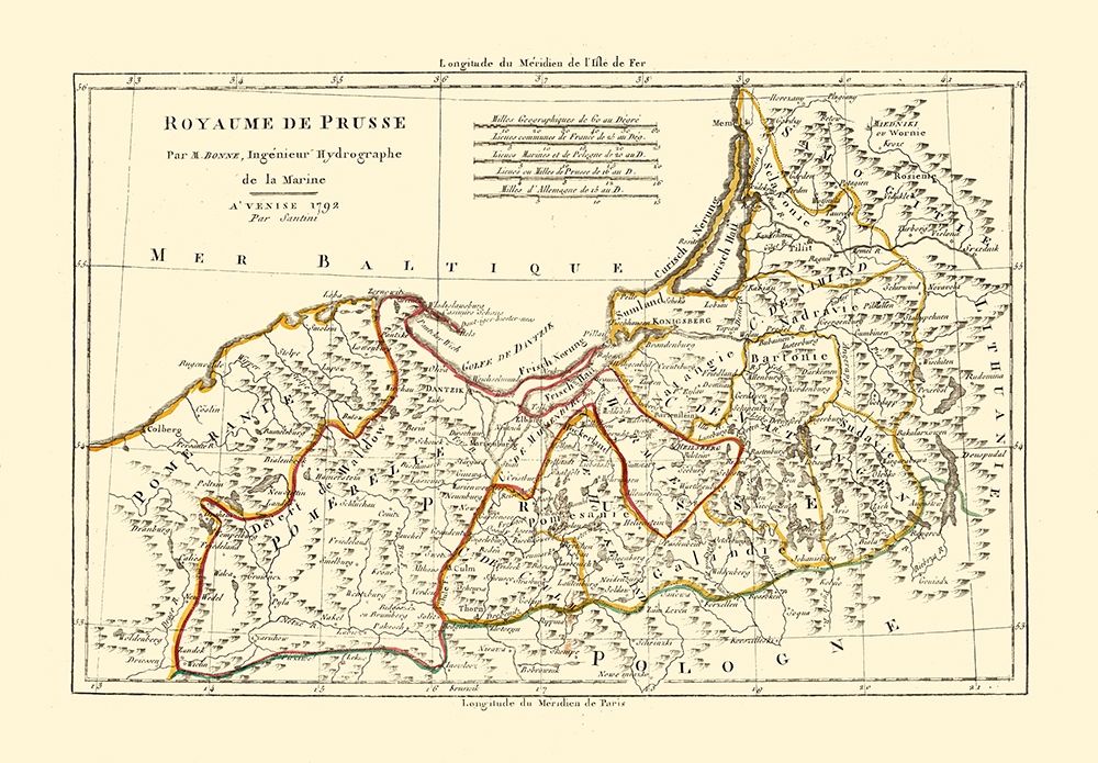 Prussia Kingdom - Santini 1794