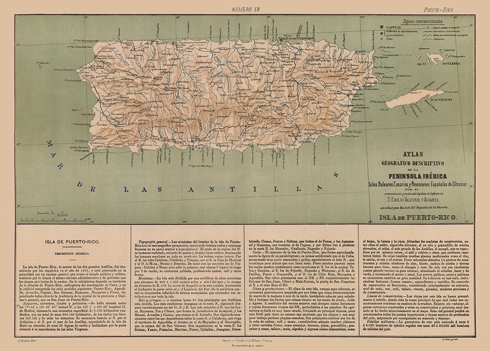 Puerto Rico - Valverde 1880