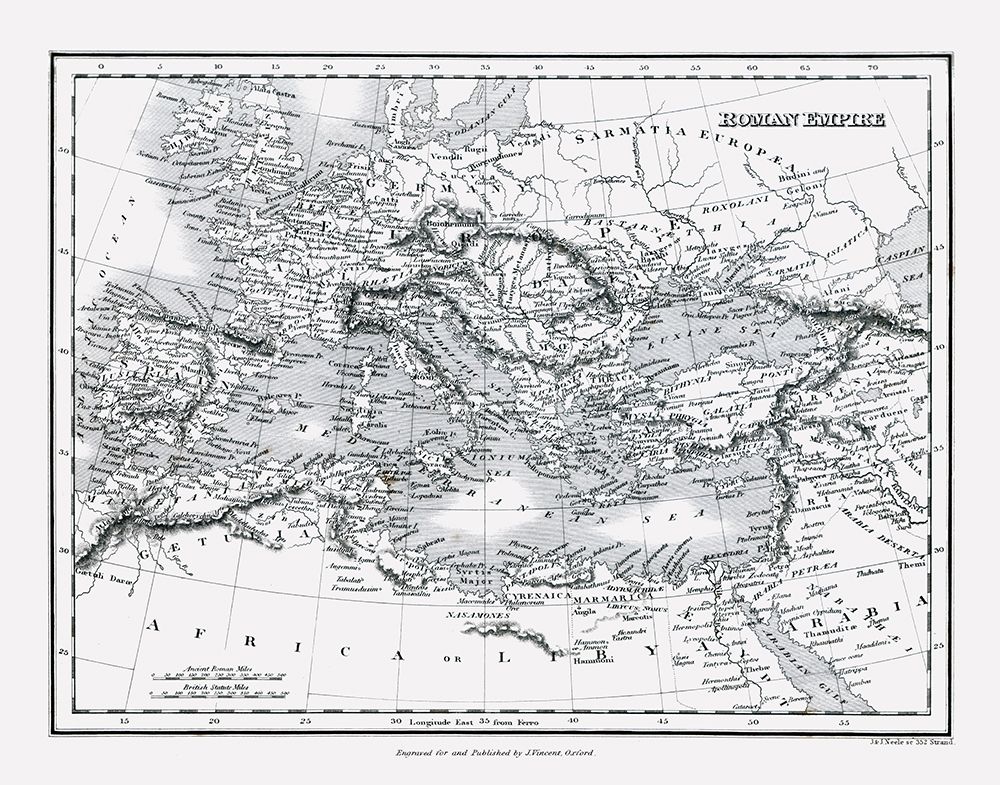 Europe Roman Empire - Oxford 1828