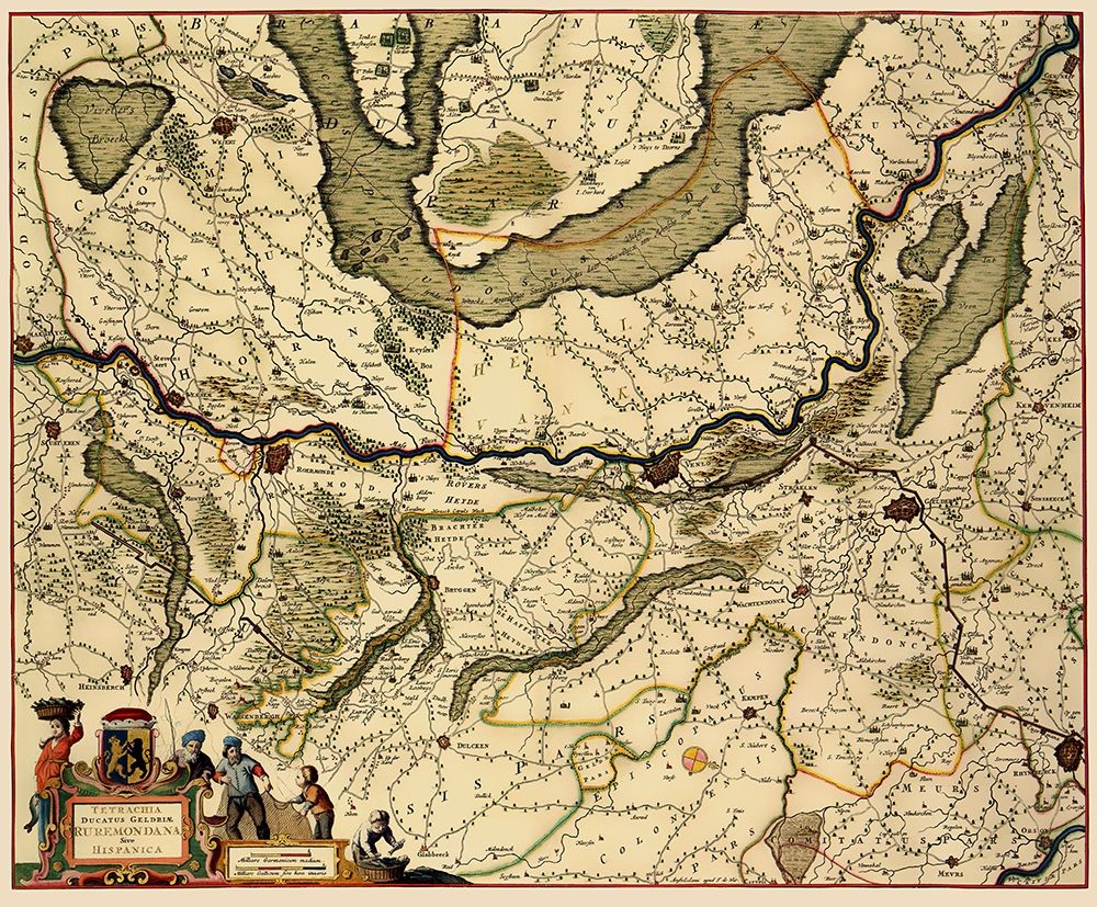Roermond Netherlands - De Wit 1688