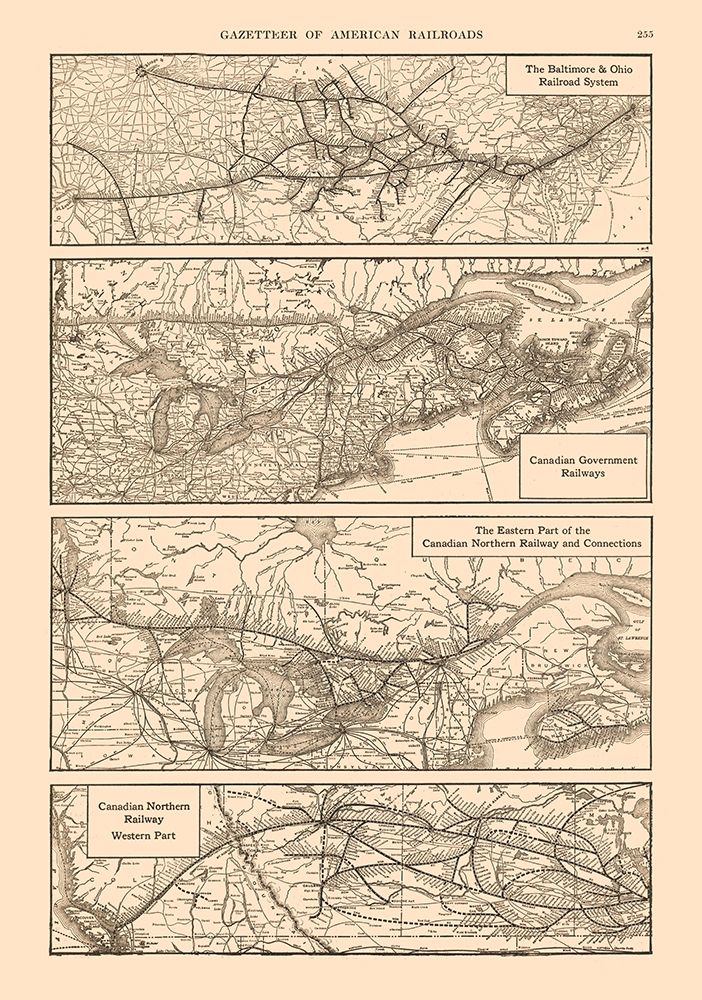Baltimore, Ohio, Canada - Railroad - Reynold 1921