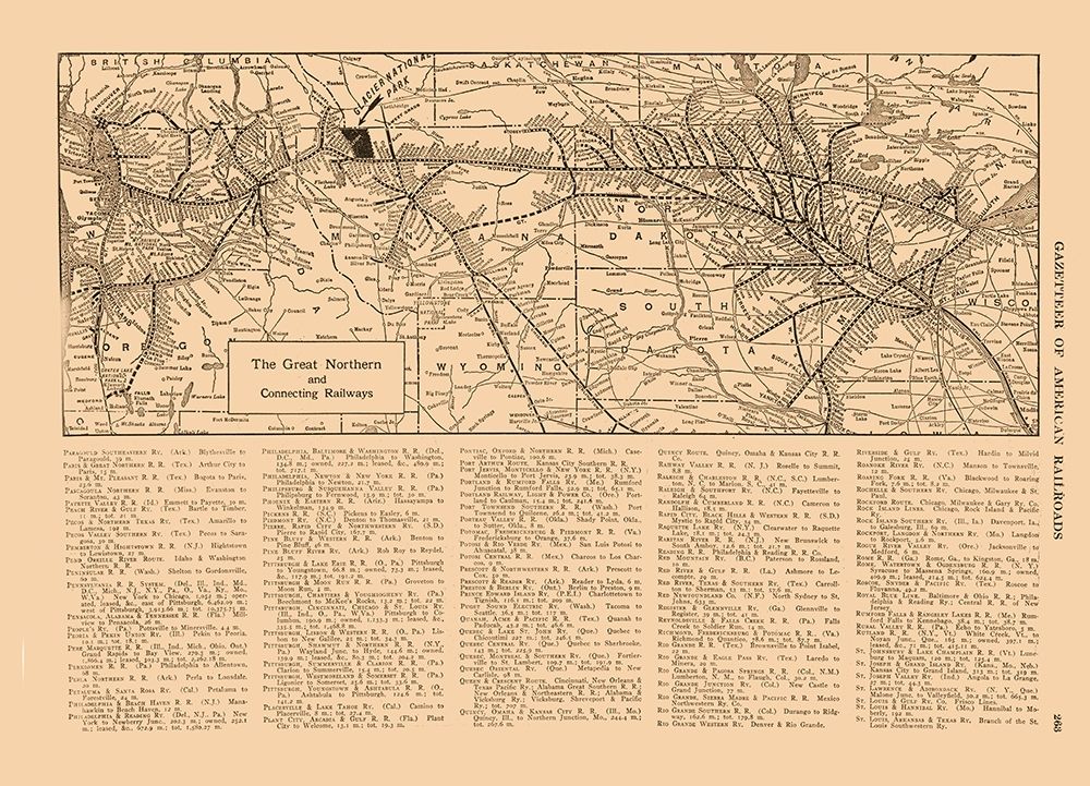 Great Northern Railroad - Reynold 1921