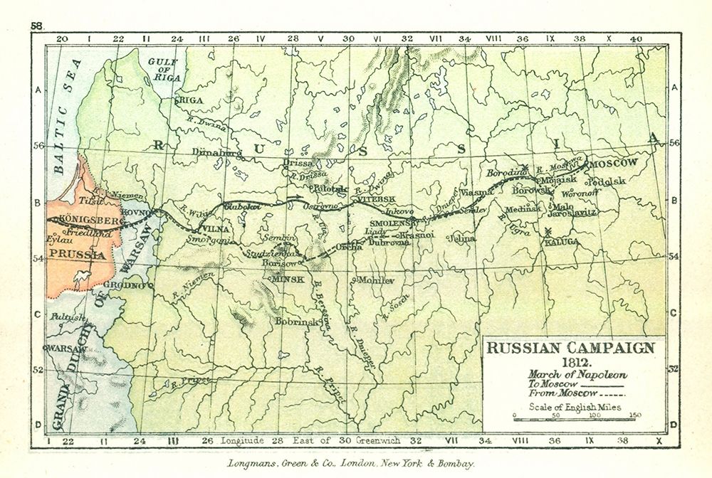 Russian Campaign 1812 Russia - Gardiner 1902