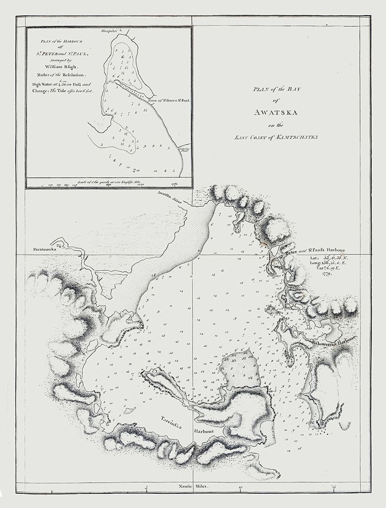 Bay of Awatska Kamtschatka Russia - Bligh 1785