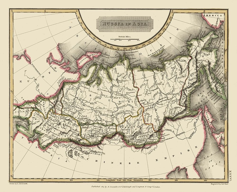 Asia Russia - Constable 1817